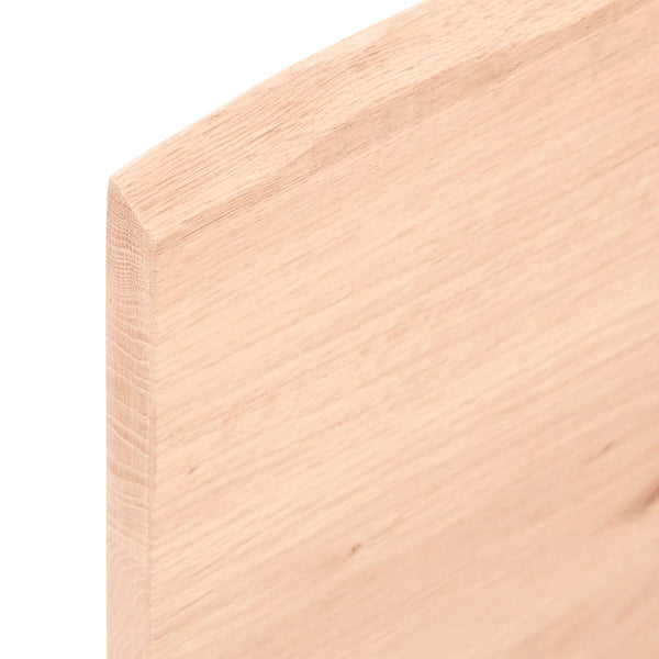 vidaXL Washbasin Countertop 100x30x2 cm Solid Wood Untreated