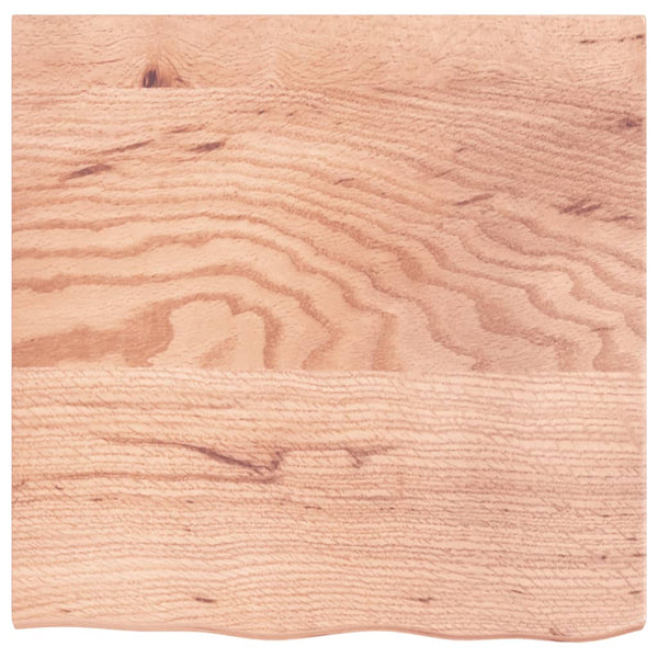 vidaXL Bathroom Vanity Top Light Brown 60x60x2 cm Solid Wood Treated