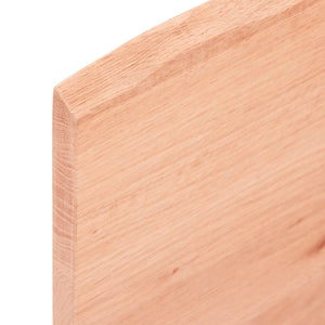 vidaXL Light Brown Vanity Top 80x50x2 cm Solid Treated Wood