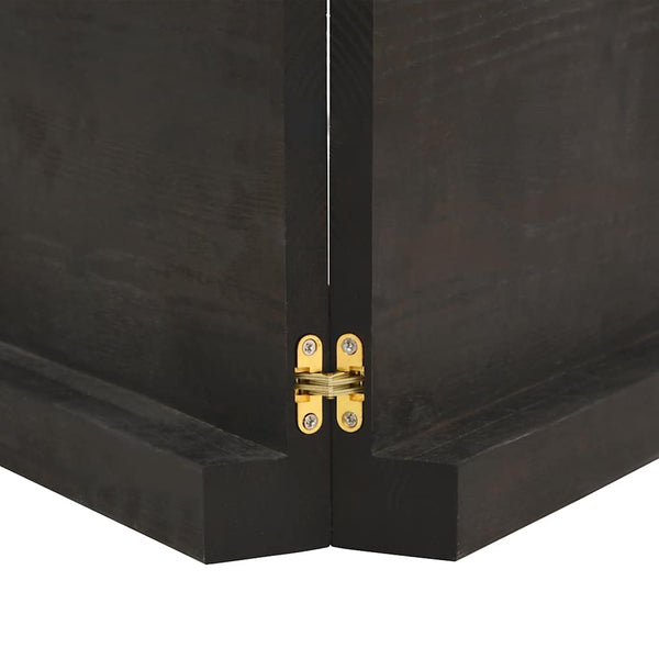 vidaXL Washbasin Top Dark Brown 200x60x(2-6)cm Solid Wood