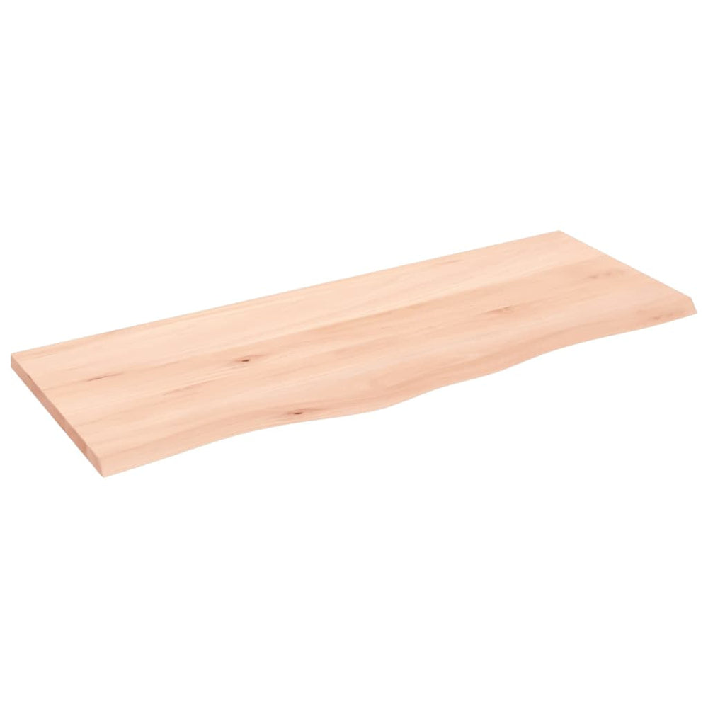 vidaXL Tabletop 100x40x2 cm Solid Oak Untreated