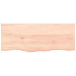 vidaXL Tabletop 100x40x2 cm Solid Oak Untreated