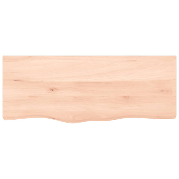 vidaXL Tabletop 100x40x2 cm Solid Oak Untreated