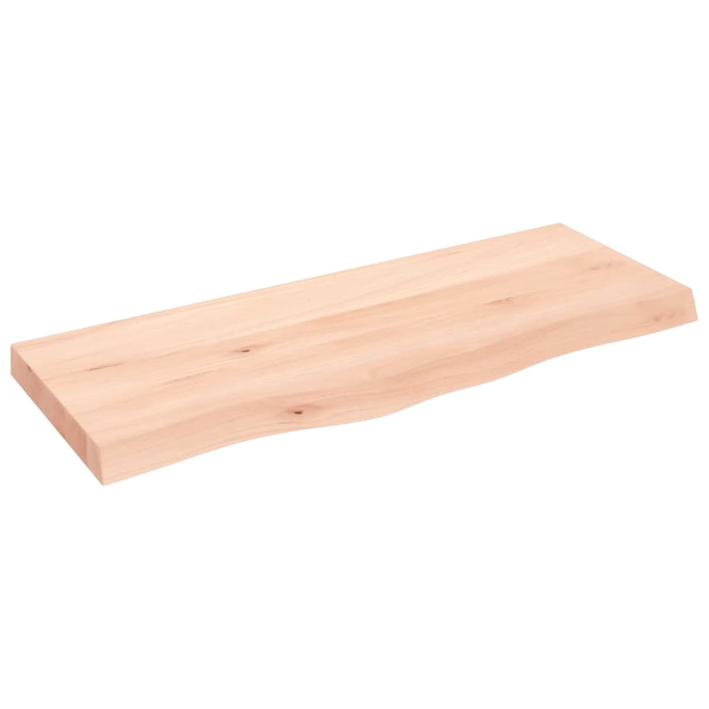 vidaXL Table Top 100x40x(2-6) cm Solid Oak Untreated
