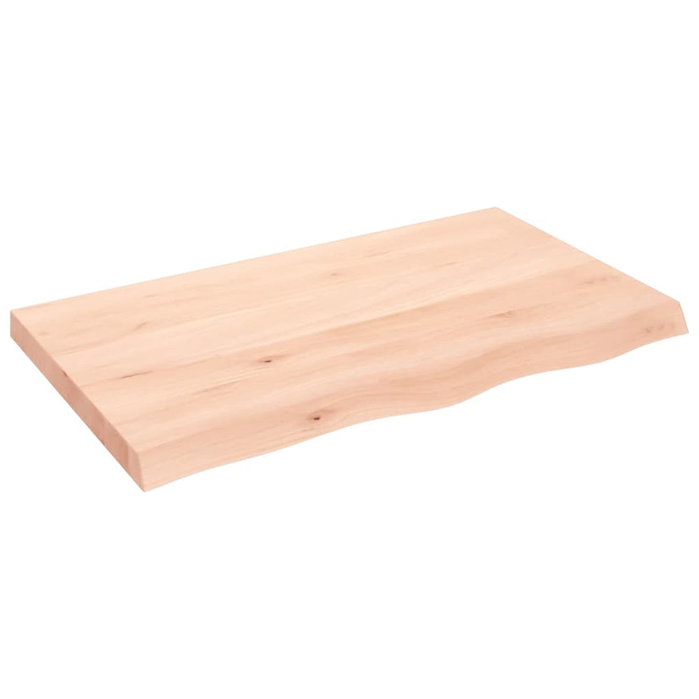 vidaXL Tabletop 100x60x(2-6) cm Solid Oak Untreated