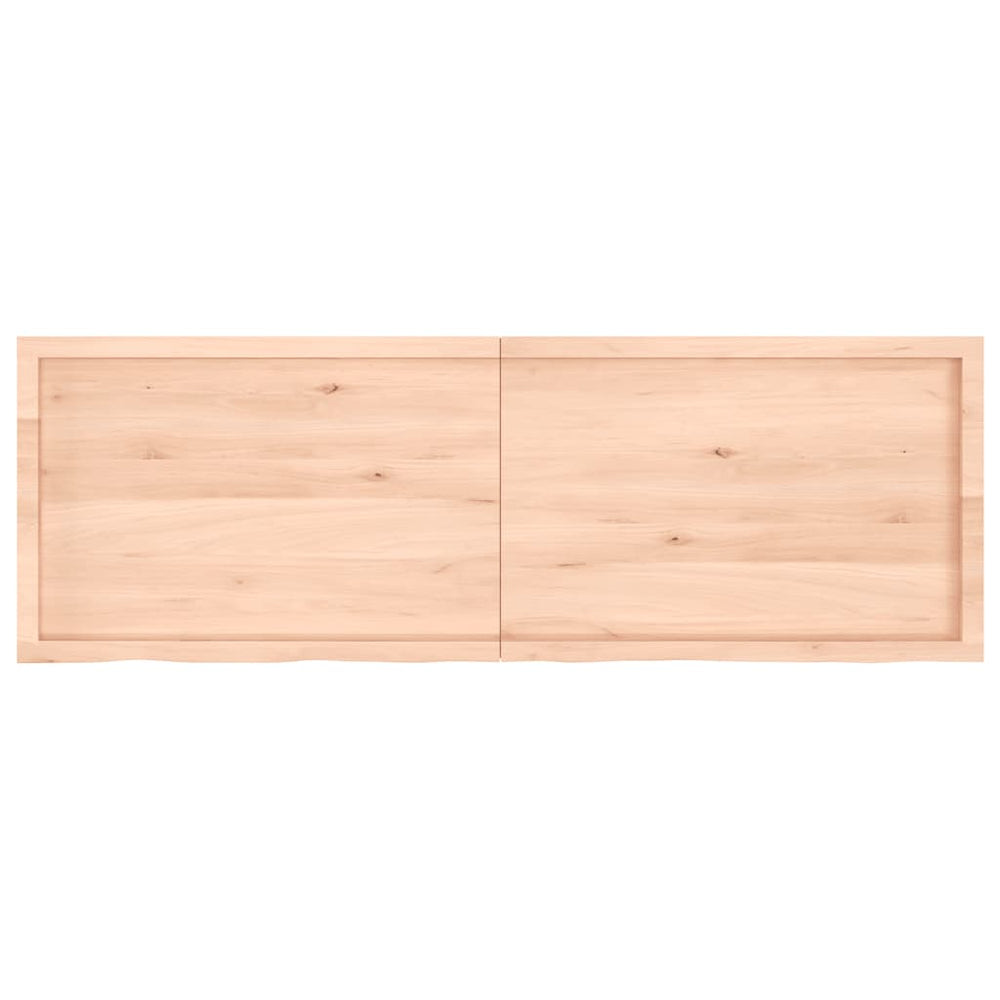 vidaXL Table Top 180x60x(2-6) cm Solid Oak Untreated