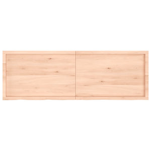vidaXL Table Top 180x60x(2-6) cm Solid Oak Untreated