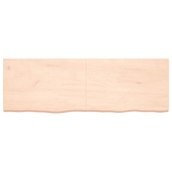 vidaXL Table Top 180x60x(2-6) cm Solid Oak Untreated