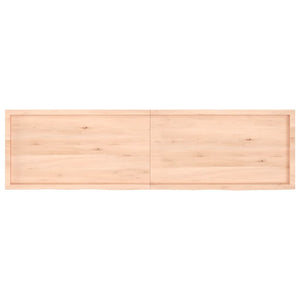 vidaXL Tabletop 220x60x(2-6) cm Solid Oak Untreated