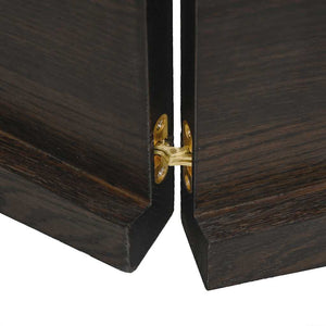 vidaXL Tabletop Dark Brown 200x60x(2-4)cm Solid Oak Wood