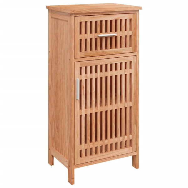 vidaXL 3-Piece Solid Walnut Bathroom Furniture Set