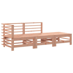 vidaXL 3-Piece Garden Lounge Set with Cushions Solid Douglas Fir