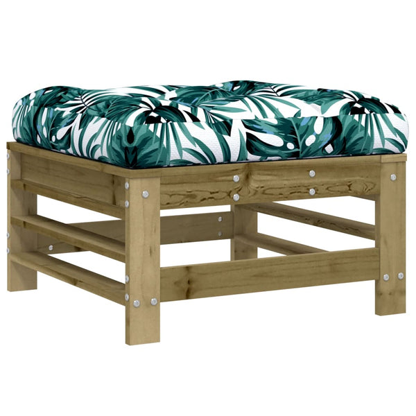 vidaXL 3-Piece Garden Lounge Set with Cushions Impregnated Pinewood