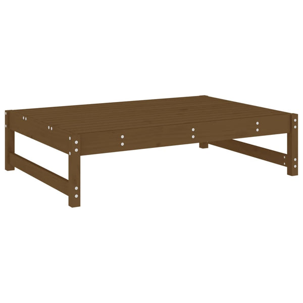vidaXL 4-Piece Garden Lounge Set Honey Brown Solid Pine Wood