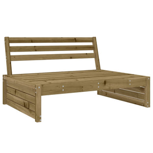 vidaXL 2-Piece Garden Lounge Set Impregnated Pinewood