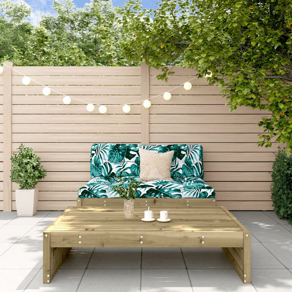 vidaXL 2-Piece Garden Lounge Set Impregnated Pinewood