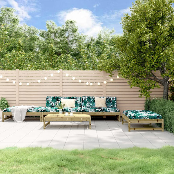 vidaXL 5-piece Impregnated Pine Garden Lounge Set