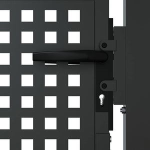vidaXL Garden Gate Anthracite 100x125 cm Steel
