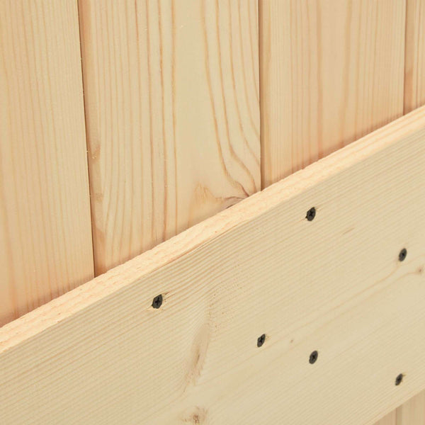 vidaXL Door NARVIK Natural 85 x 210 cm Solid Pine