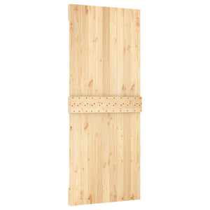 vidaXL Door NARVIK Natural 85 x 210 cm Solid Pine