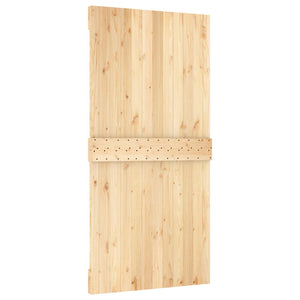 vidaXL Door NARVIK Natural 100 x 210 cm Solid Pine