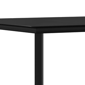 vidaXL 3-Piece Garden Dining Set Black Textilene and Steel