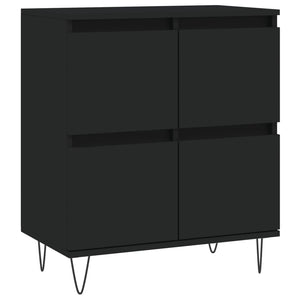 Schwarzes Sideboard 60x35x70 cm