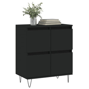 Schwarzes Sideboard 60x35x70 cm
