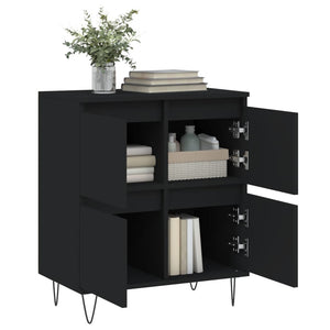 Schwarzes Sideboard 60x35x70 cm