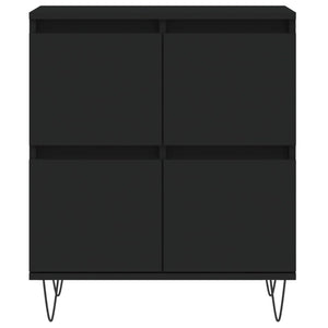 Schwarzes Sideboard 60x35x70 cm