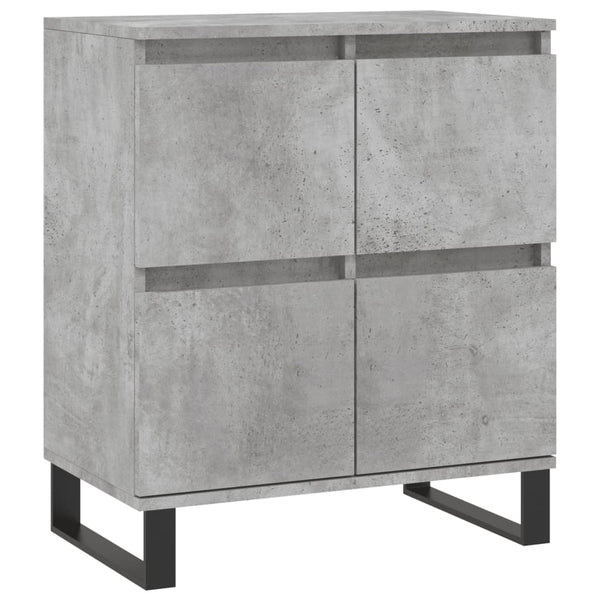 Betongraues Sideboard 60x35x70 cm