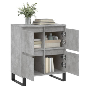 Betongraues Sideboard 60x35x70 cm