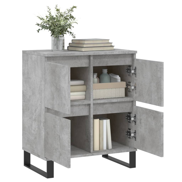 Betongraues Sideboard 60x35x70 cm