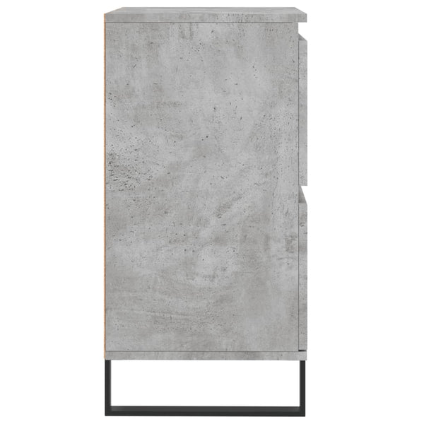 Betongraues Sideboard 60x35x70 cm