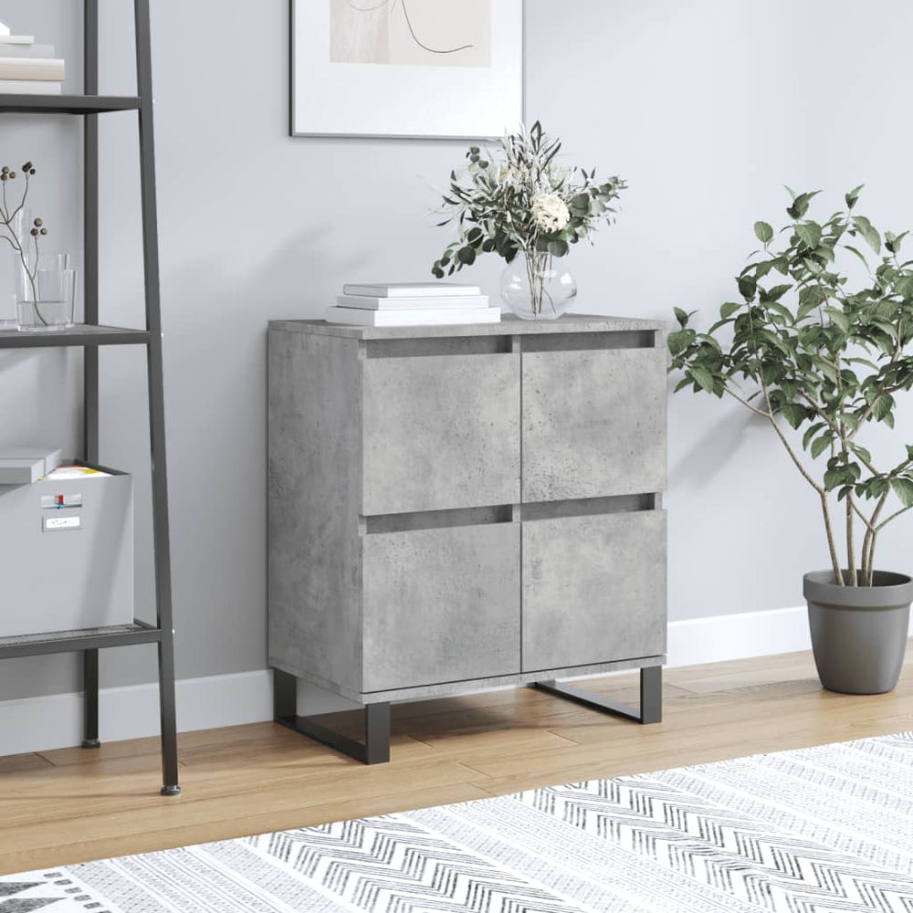 Betongraues Sideboard 60x35x70 cm