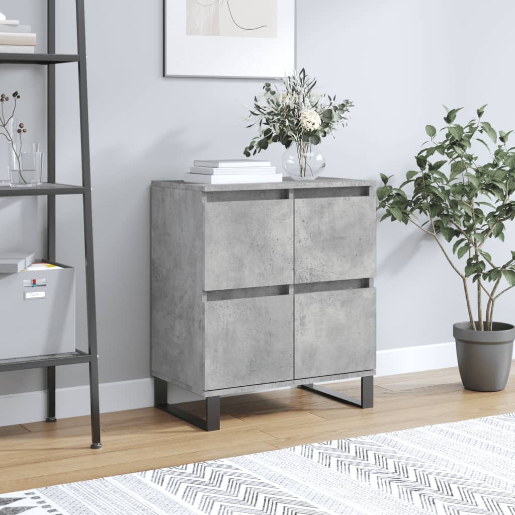Betongraues Sideboard 60x35x70 cm