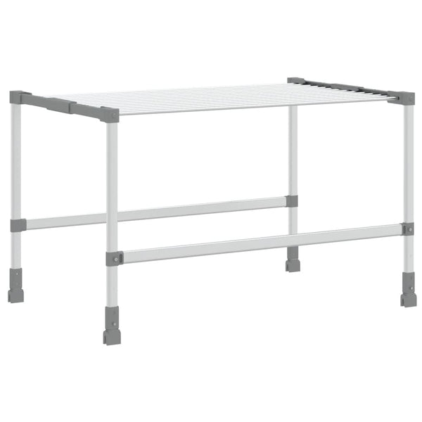 vidaXL Clothes Dryer 83x(50-55)x(40-85) cm Aluminum