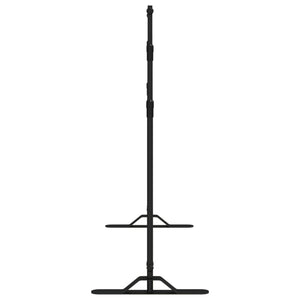 vidaXL Background Stand Black 305x243 cm Steel
