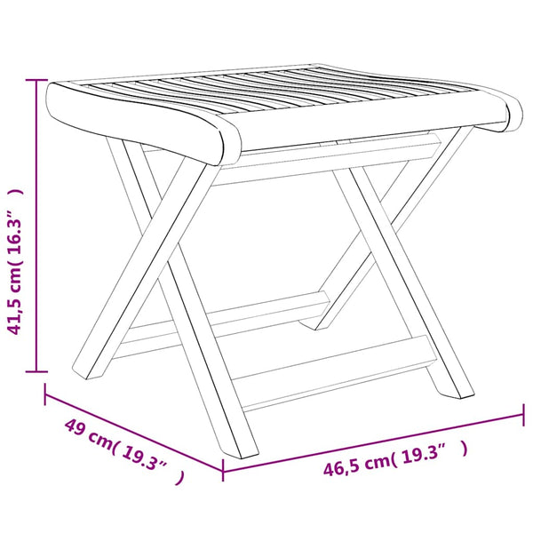 vidaXL 3-Piece Garden Lounge Set Solid Teak Wood