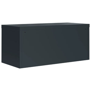 Aktenschrank Anthrazit Stahl 90x40x40cm