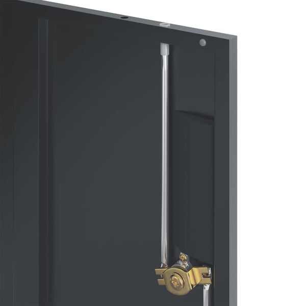Aktenschrank Anthrazit Stahl 90x40x40cm
