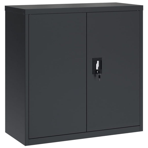 Aktenschrank Stahl Anthrazit 90x90 cm