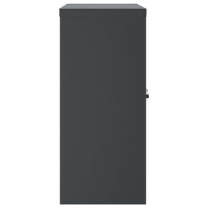 Aktenschrank Stahl Anthrazit 90x90 cm