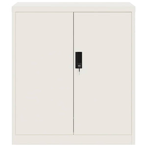 Aktenschrank Weiß Stahl 79x40x90cm