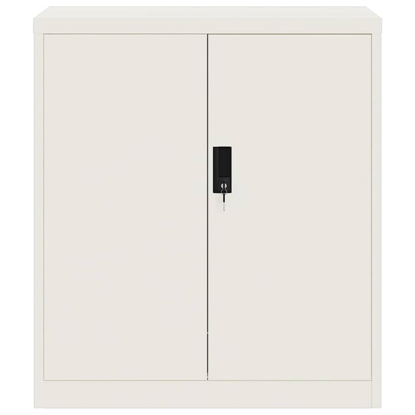 Aktenschrank Weiß Stahl 79x40x90cm