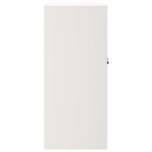 Aktenschrank Weiß Stahl 79x40x90cm