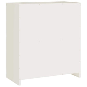 Aktenschrank Weiß Stahl 79x40x90cm