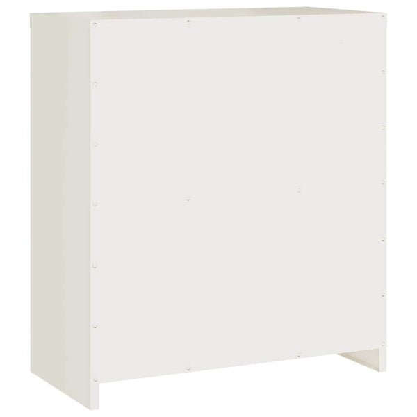 Aktenschrank Weiß Stahl 79x40x90cm
