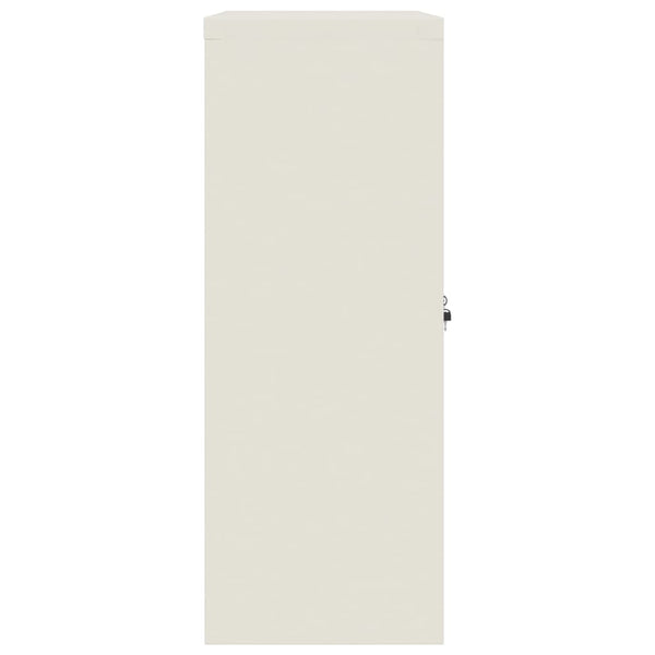 vidaXL Filing Cabinet White 90x40x105 cm Steel