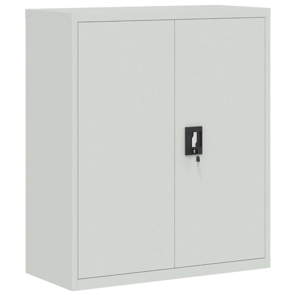 vidaXL Filing Cabinet Light Grey 90x40x105 cm Steel